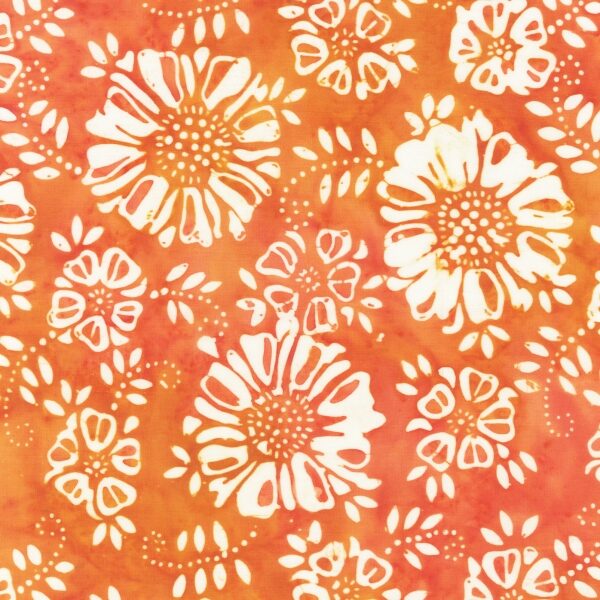 תמונה של בד דגם My Heart'S Abode-Flowers Orange עם סגנון דוגמה מקטגורית פרחוני ובעל צבע Orange