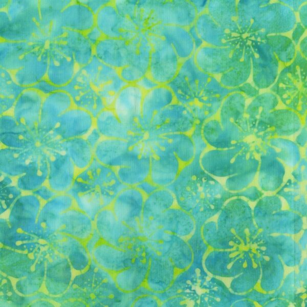 תמונה של בד דגם Poetry-Sunshine Flower Pacific עם סגנון דוגמה מקטגורית פרחוני ובעל צבע Pacific