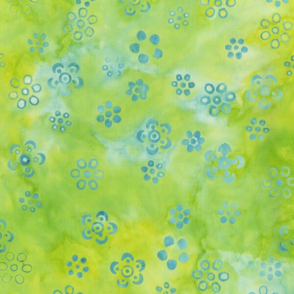 תמונה של בד דגם Summer Picnic-Happy Daisy Chartreuse עם סגנון דוגמה מקטגורית גיאומטרי ומופשט ובעל צבע Chartreuse