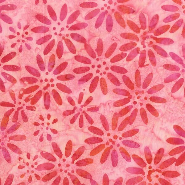 תמונה של בד דגם Essence-Dotted Floral Pink עם סגנון דוגמה מקטגורית עלים ובעל צבע Pink