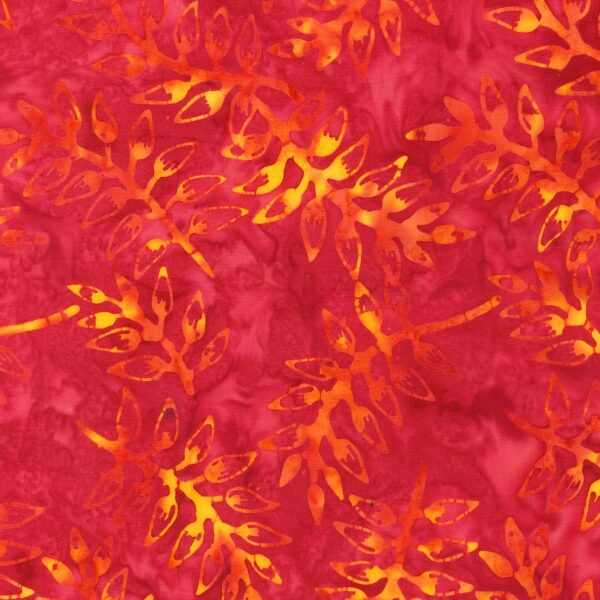 תמונה של בד דגם Essence-Leaves Hot Pink עם סגנון דוגמה מקטגורית גיאומטרי ומופשט ובעל צבע Hot Pink