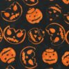 תמונה של בד דגם Trick or Treat-Jack-O-Lanterns Black עם סגנון דוגמה מקטגורית אוכל ובעל צבע Black