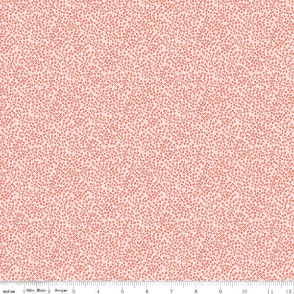 תמונה של בד דגם New Dawn Blossoms Blush עם סגנון דוגמה מקטגורית פרחוני ובעל צבע Blush