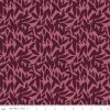 תמונה של בד ויסקוזה מודפס דגם Designer Rayon Leaves Mulberry