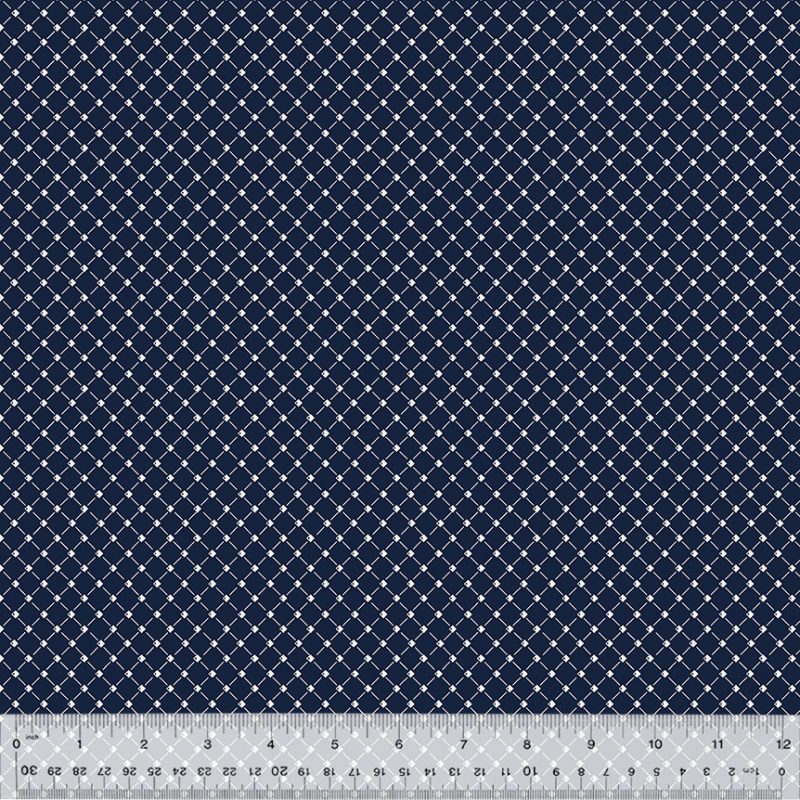 Sabrina - Garden Fence Indigo